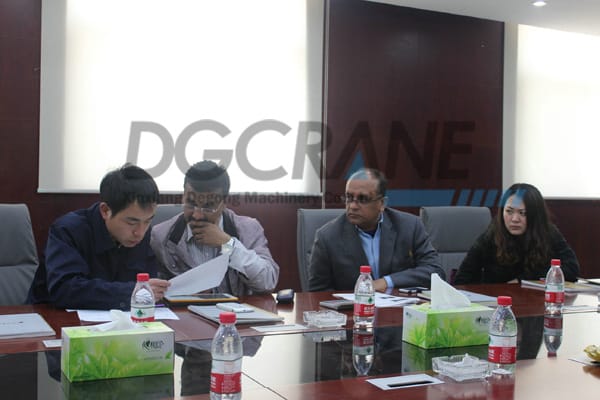 India double girder overhead crane projects negotiations