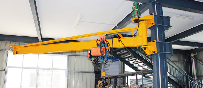 Wall mounted jib cranes