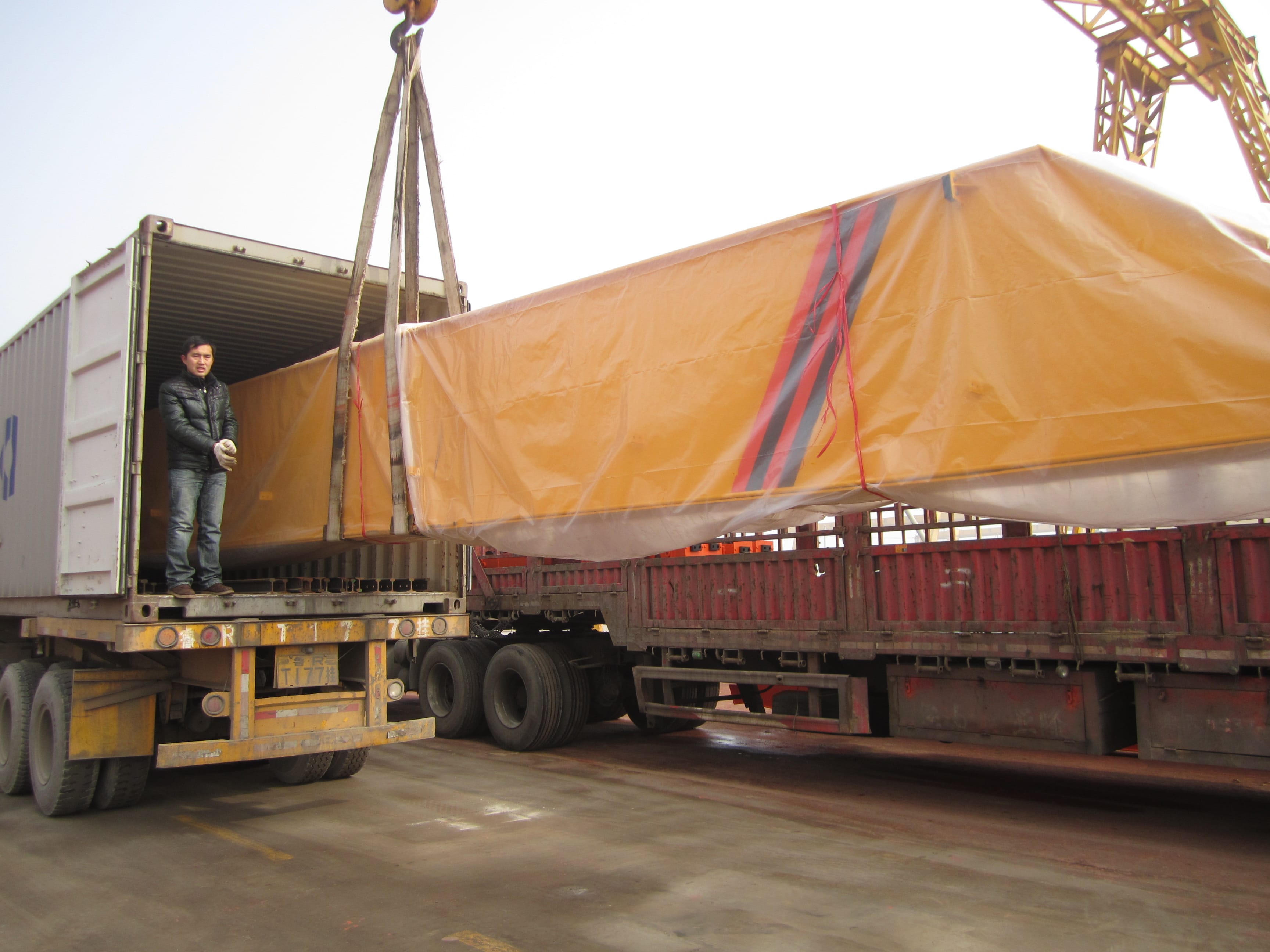  ton single girder overhead crane delivery