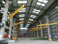  sets of ton wall jib cranes in Peru 