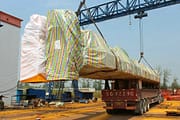 Double girder bridge crane delivery